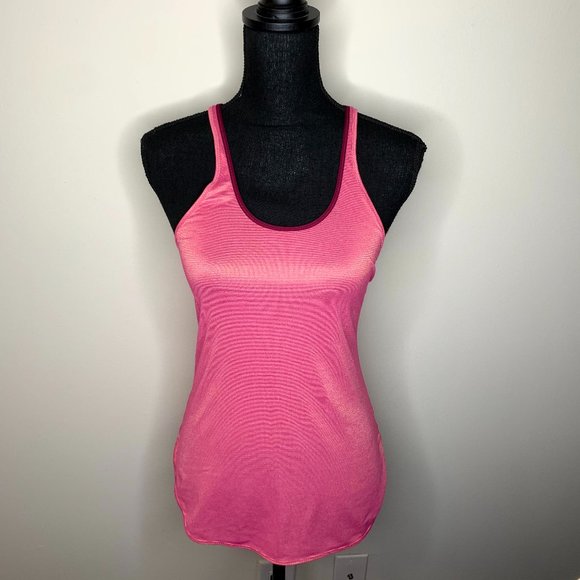 lululemon athletica Tops - Lululemon Pink Metallic Singlet Tank 4